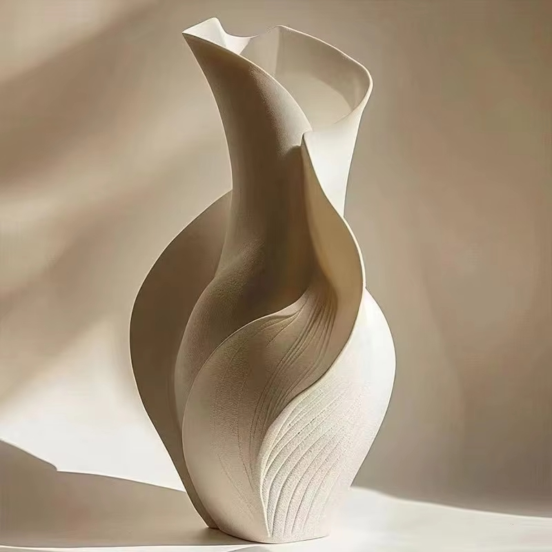 Nordic Keramik Vase Abstrakte  – Dried Flower Bulk Bewertung und Preis